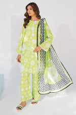 3 Piece Cambric Suit-Printed