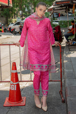 3 Piece Cambric Suit-Printed