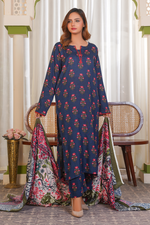 3 Piece Khaddar Suit-Printed