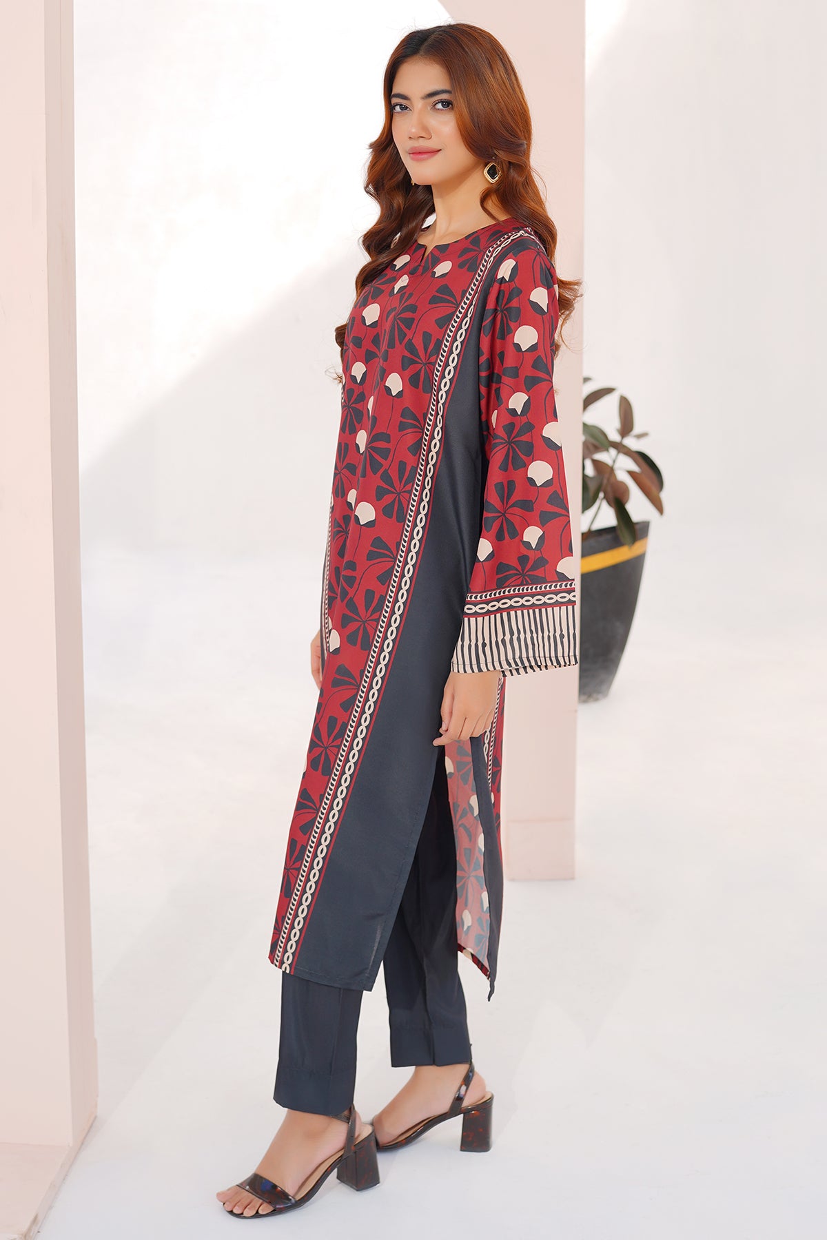 2 Piece Lawn Suit-Printed (Pret)