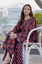 3 Piece Khaddar Suit-Printed