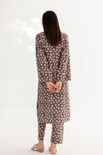 2 Piece Acrylic Wool Suit-Printed