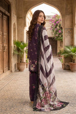 3 Piece Lawn Suit-Printed