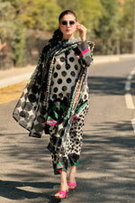 3 Piece Cambric Suit-Printed