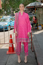 3 Piece Cambric Suit-Printed