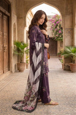 3 Piece Lawn Suit-Printed