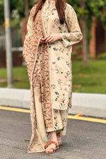 3 Piece Cambric Suit-Printed