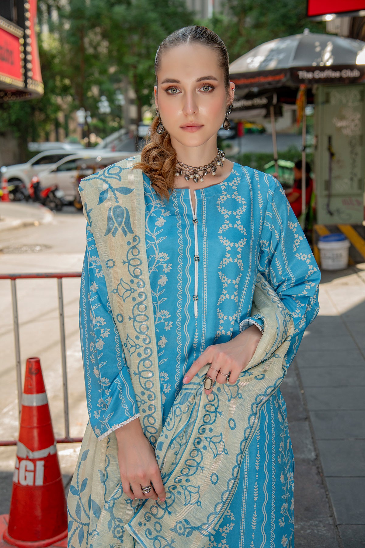 3 Piece Lawn Suit-Printed
