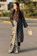 3 Piece Cambric Suit-Printed