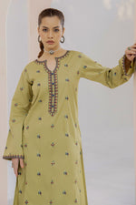 2 Piece Cotton Suit-Embroidered (Pret)