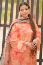 3 Piece Cambric Suit-Printed