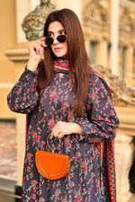 3 Piece Cambric Suit-Printed