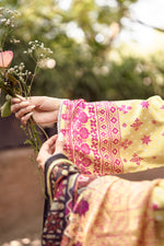 3 Piece Cambric Suit-Printed