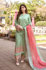 3 Piece Cambric Suit-Printed