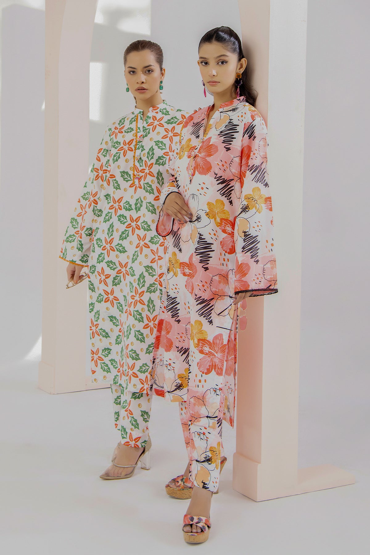 2 Piece Lawn Suit-Printed (Pret)