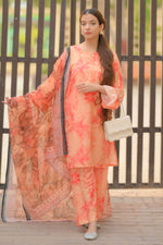 3 Piece Cambric Suit-Printed