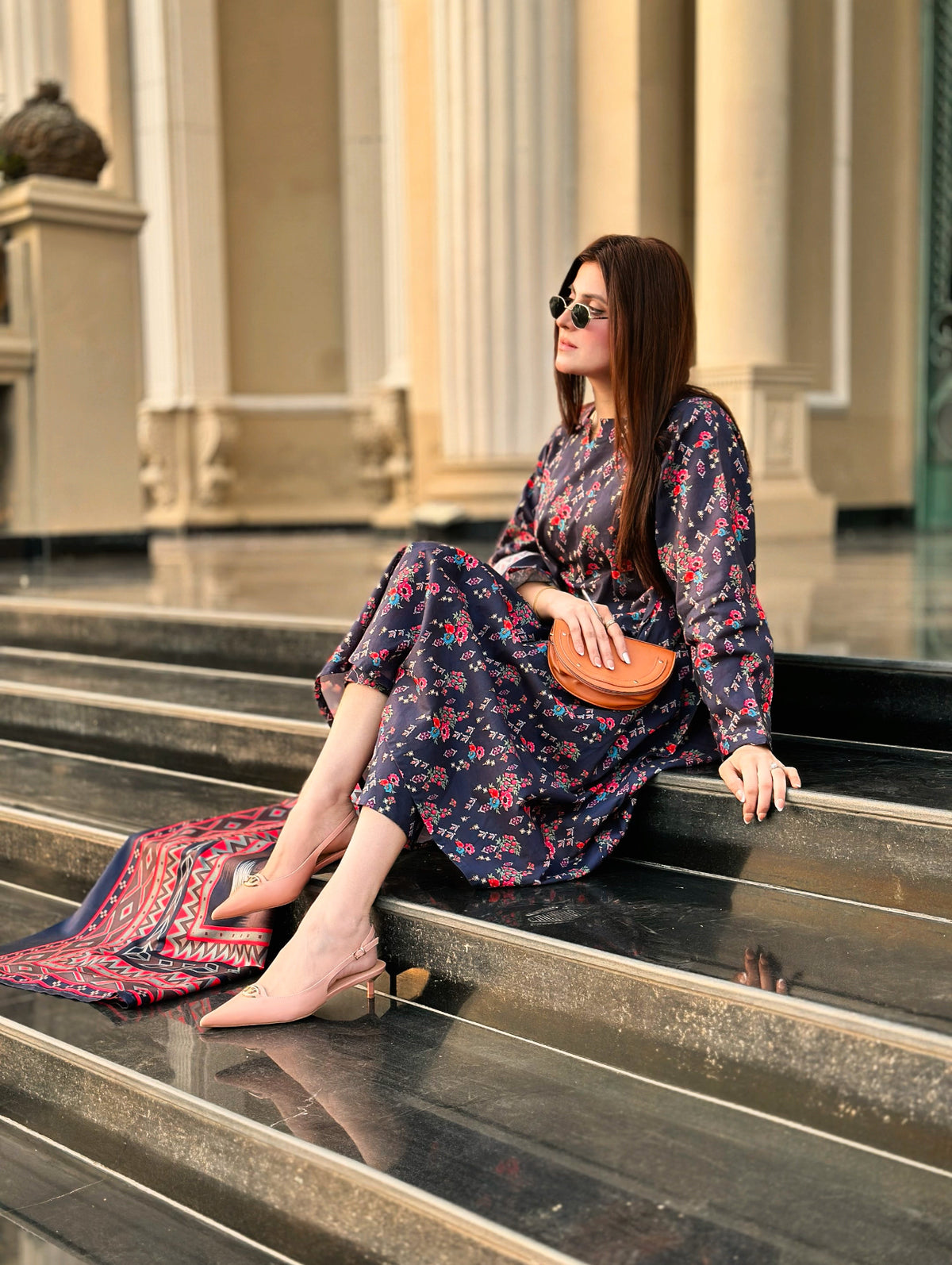 3 Piece Khaddar Suit-Printed
