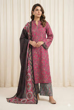 3 Piece Khaddar Suit-Printed