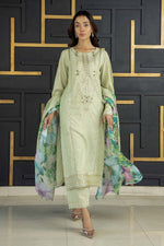 3Pc - Embroidered Zarri Lawn Dress