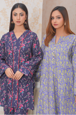 2 Piece Khaddar Suit-Printed