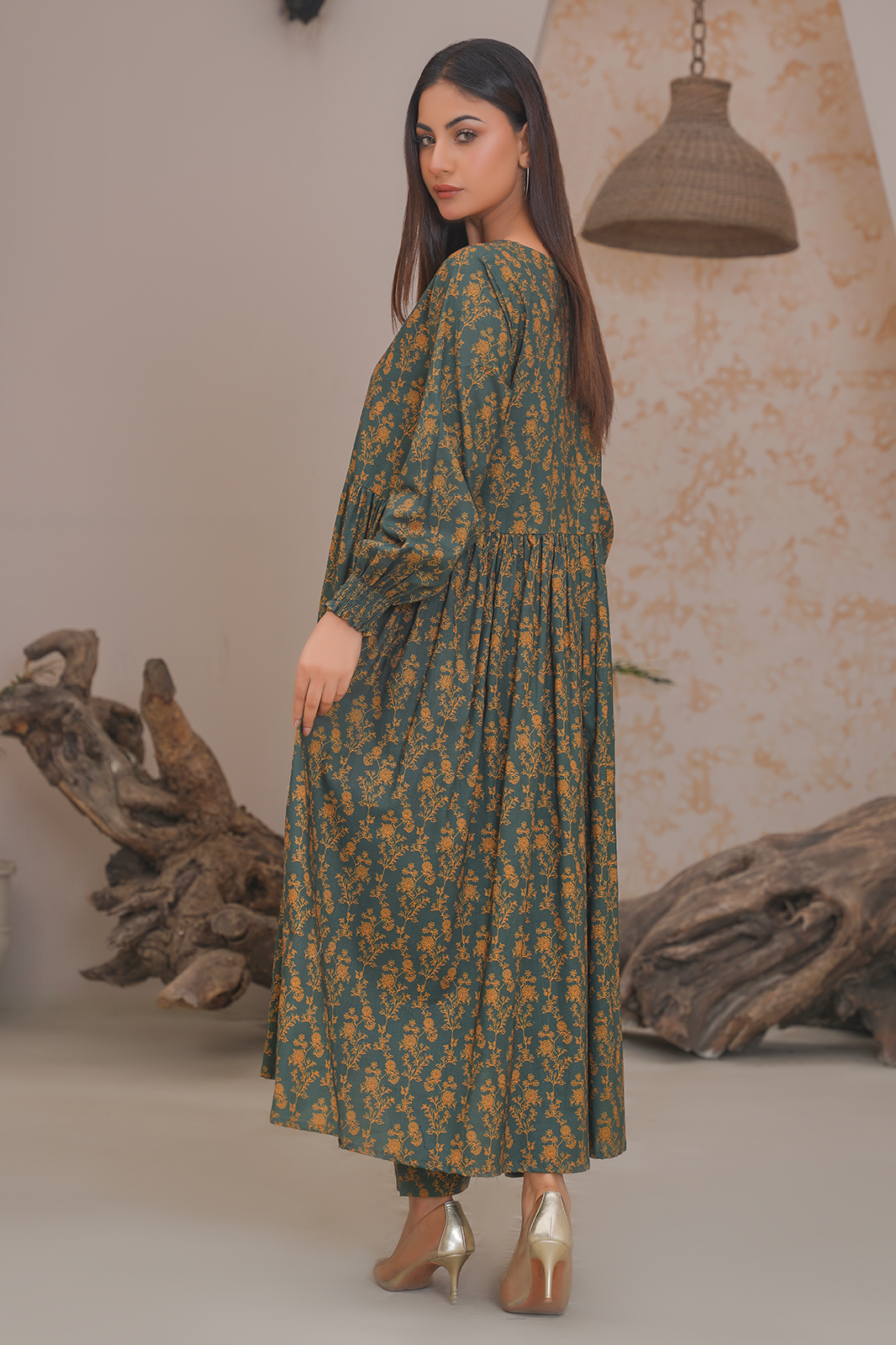 2 Piece Khaddar Suit-Printed