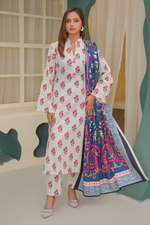 3 Piece Khaddar Suit-Printed