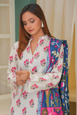 3 Piece Khaddar Suit-Printed