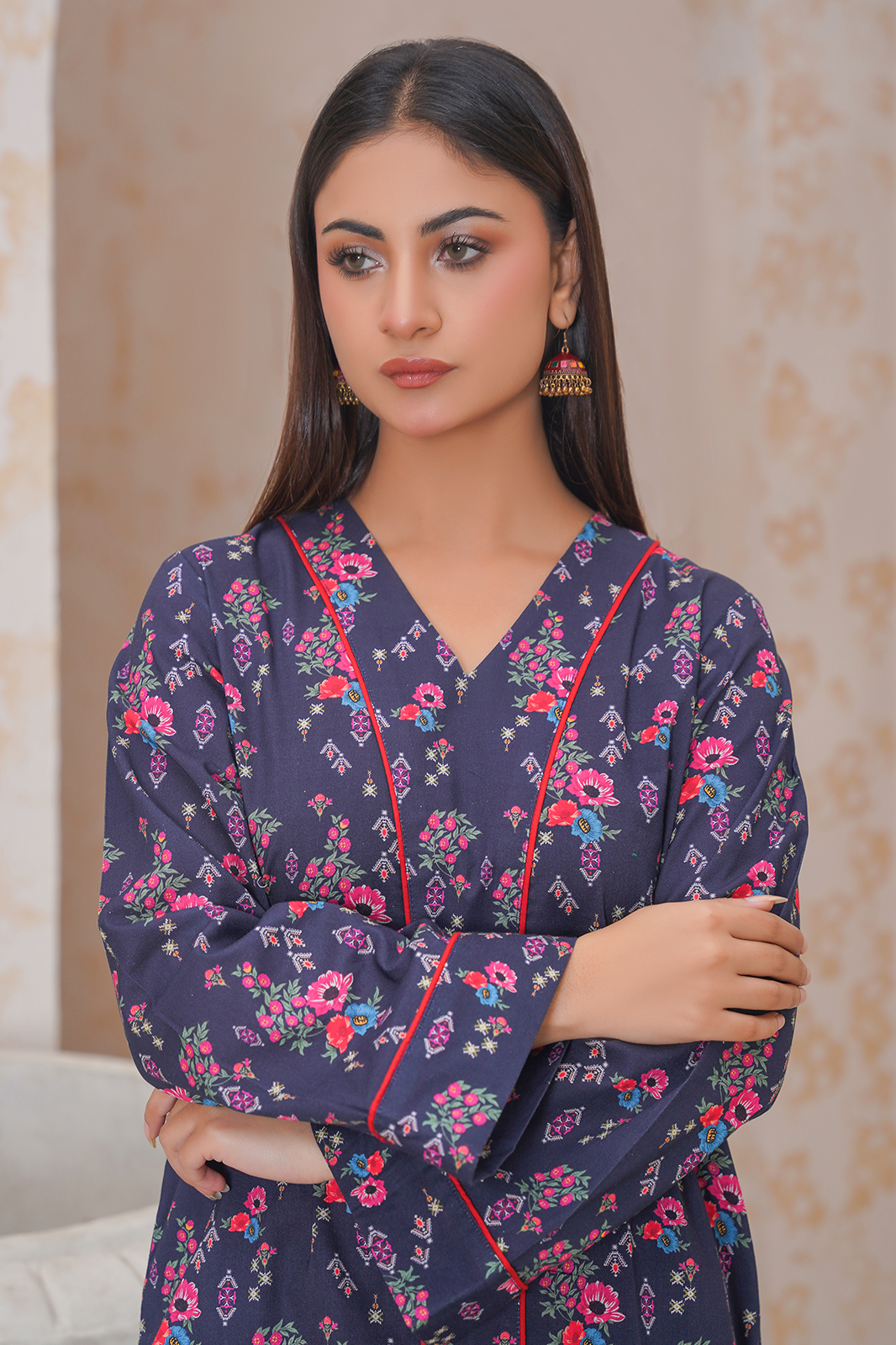 2 Piece Khaddar Suit-Printed